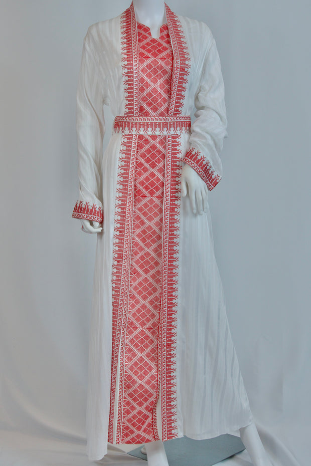 Pali Tatreez Embroidery Abaya, Dress and Belt Set