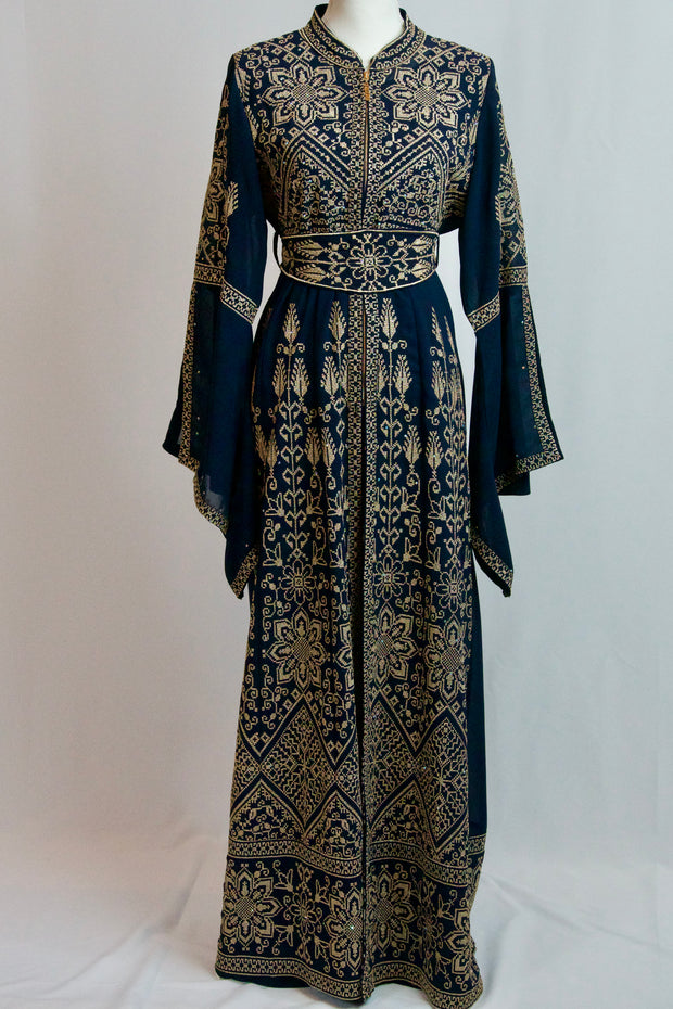 Royal Tatreez Abaya and Dress