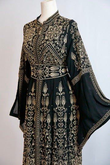 Royal Tatreez Abaya and Dress