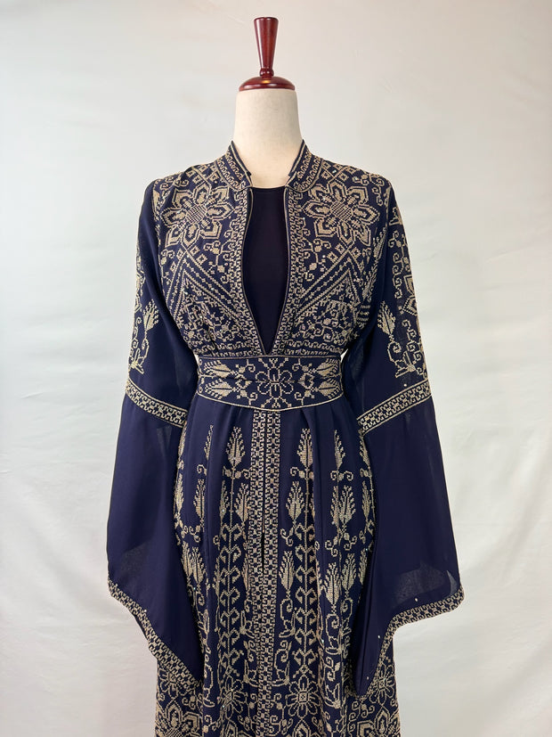 Royal Tatreez Abaya and Dress