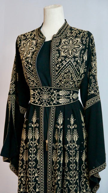 Royal Tatreez Abaya and Dress