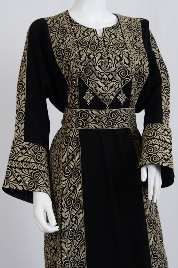 Classic Palestinian Tatreez Dress