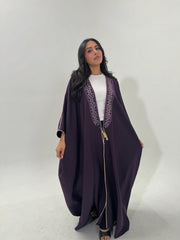 Biege Palestinian Tatreez Besht Kaftan